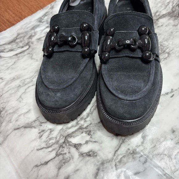 Ateliers Kai Chunky Platform Loafers Black made in Italy size 37 office goth - Picture 3 of 7